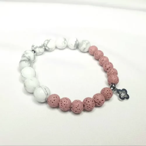 Bransoletka do aromaterapii z kamieni naturalnych