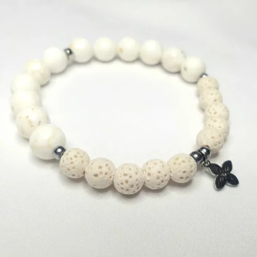 Bransoletka do aromaterapii z kamieni naturalnych