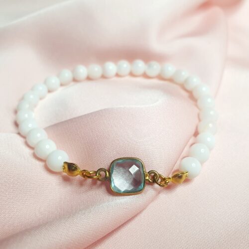 Bransoletka Perłowy Topaz