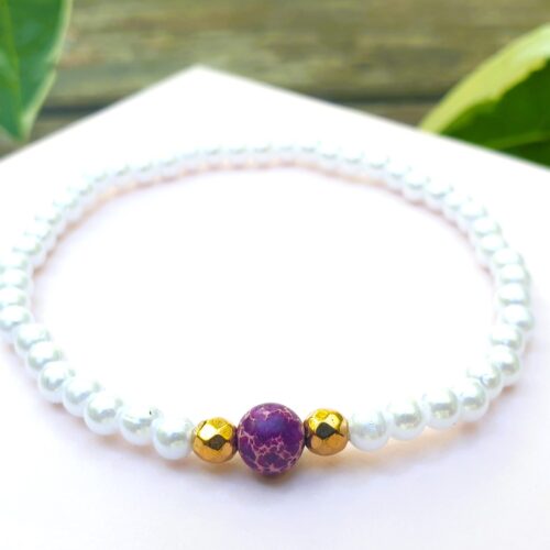 Bransoletka z jaspisem cesarskim