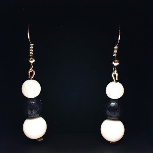 Kolczyki Black & White