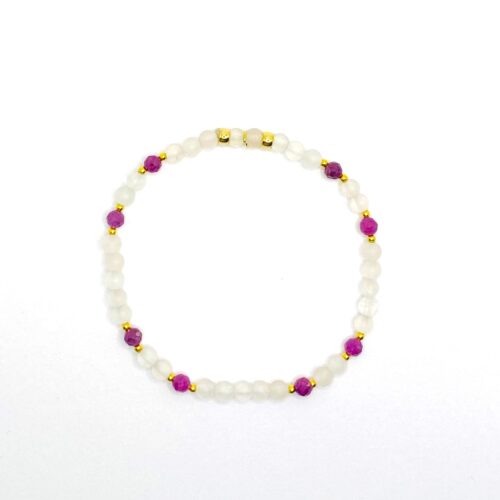 Bransoletka White Ruby