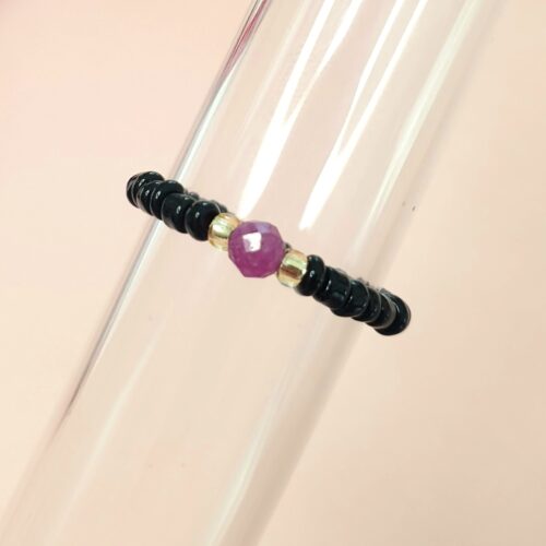 Pierścionek Simple Ruby